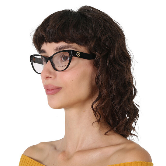Versace Demo Cat Eye Ladies Eyeglasses VE3287 GB1 53