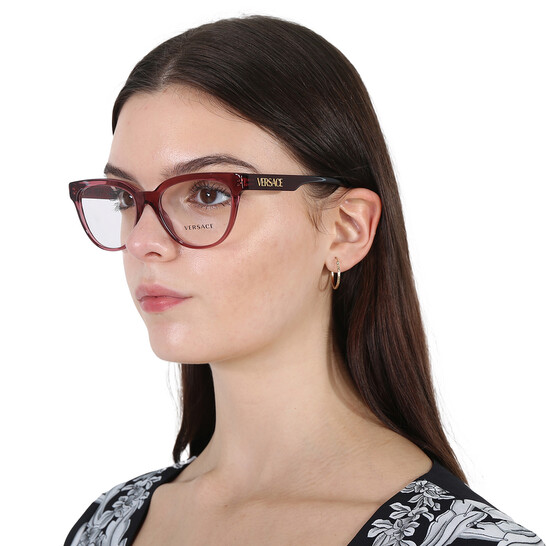 Versace Demo Cat Eye Ladies Eyeglasses VE3315 5357 54  display picture 1