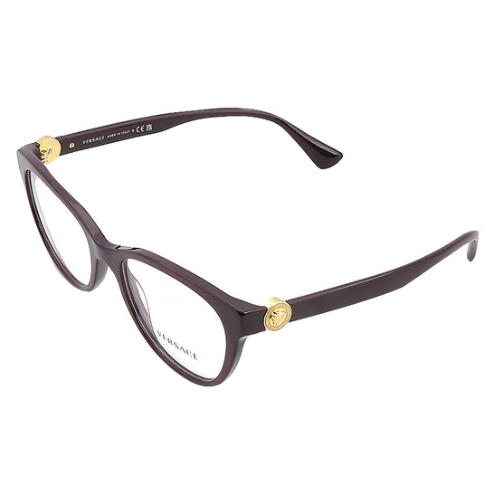 Versace Demo Cat Eye Ladies Eyeglasses VE3330 5386 55
