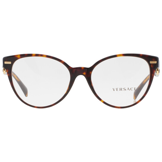 Versace Demo Cat Eye Ladies Eyeglasses VE3334 108 53