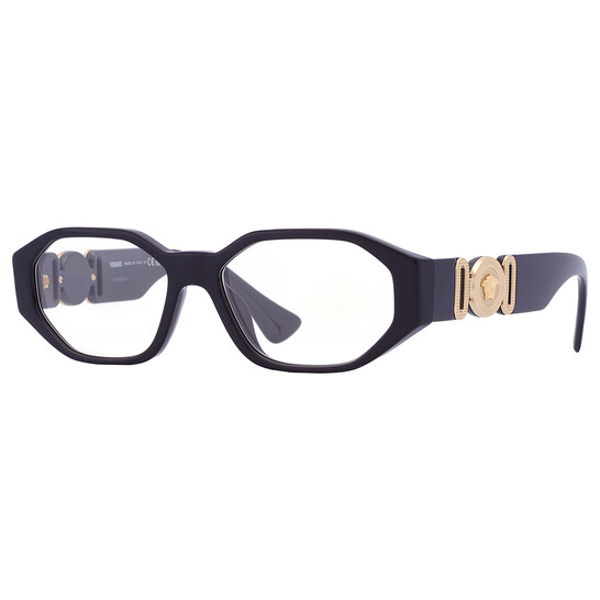 Versace Demo Geometric Men's Eyeglasses VE3320U GB1 56