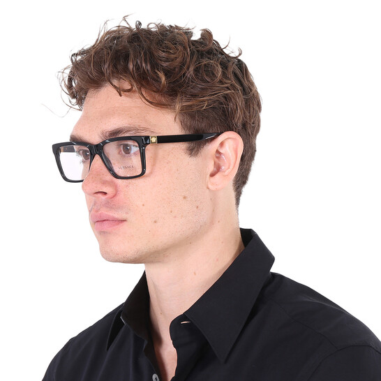 てらページ Versace Demo Rectangular Men's Eyeglasses VE3328 GB1 54