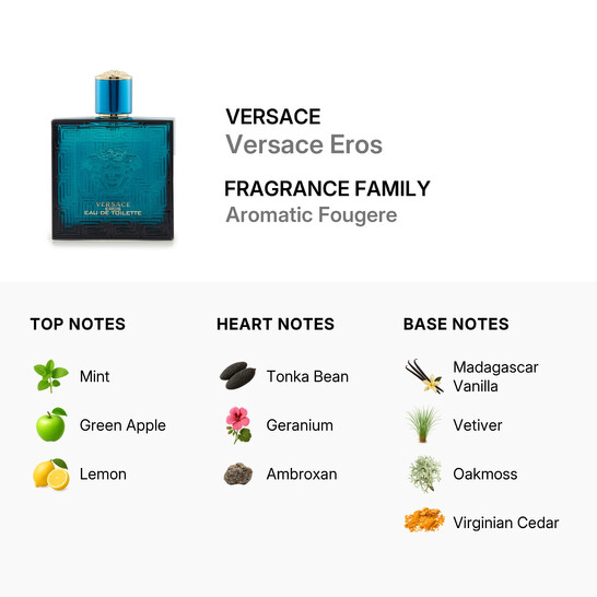 Versace Eros / Versace EDT Spray 3.4 oz (m) (100 ml) 8011003809219