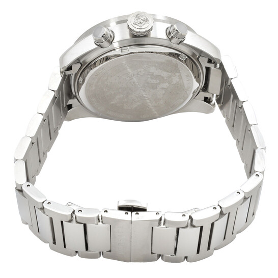 Versace Greca Dome Chronograph Quartz Blue Dial Men's Watch