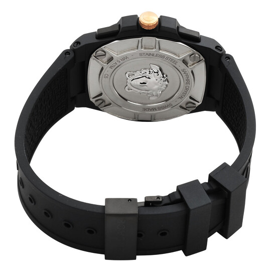 Versace Greca Extreme Chronograph Quartz Black Dial Men's