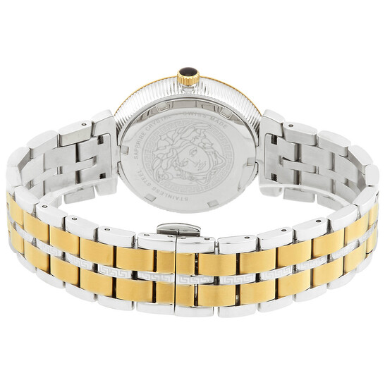 稀！Versace Greca Icon 36MM Two Tone Bracelet Watch Versace Greca Icon 36MM Two Tone Stainless Steel Bracelet