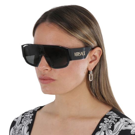Versace Green Shield Ladies Sunglasses VE4439 GB1/87 33  display picture 2
