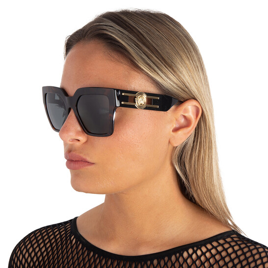 サングラス VERSACE Woman Sunglasses Brown 0VE4458 542987 Versace VE 4458 (542987) O4458 VE4458542987 Sunglasses Woman