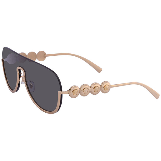 BRAND NEW VERSACE VE2215 100287 SUNGASSES Versace Grey Shield Ladies Sunglasses VE2215 100287 39  main image 4