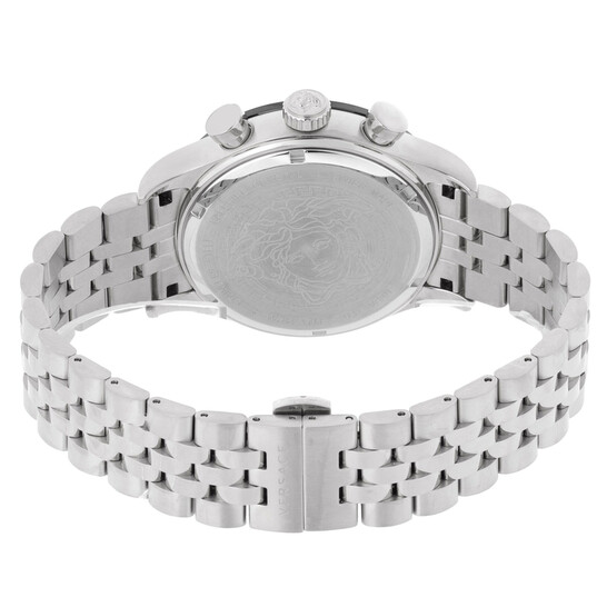 Versace Hellenyium Chronograph Quartz Black Dial Men's Watch