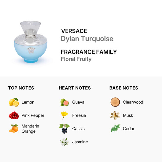 Versace Ladies Dylan Turquise EDT Spray 3.4 oz Fragrances