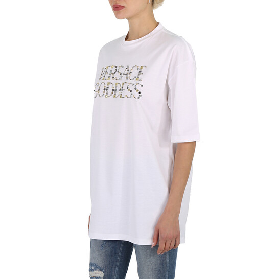 売れ筋商品|||デジグアル Tシャツ トップス レディース Women's T-shirt with printed sleeves White Large flower T-shirt Women's I Desigual.com