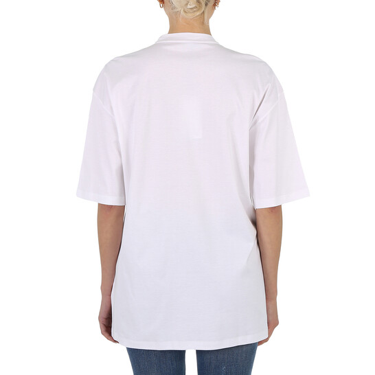 Versace Ladies Optical White Studded Versace Goddess Cotton