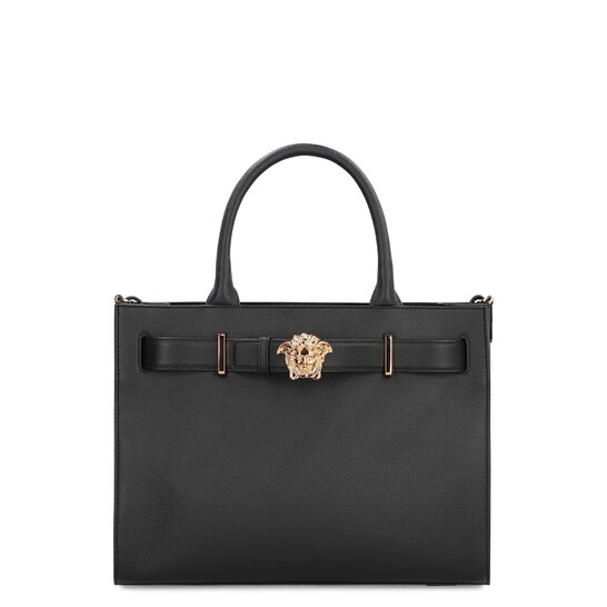 Versace Large Leather Tote Bag 1015537DVIT2T_1B00V 8054034045553