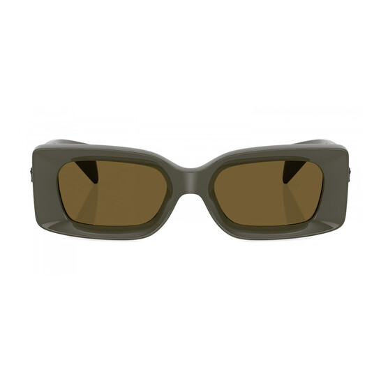 Versace Medusa Dark Brown Rectangular Ladies Sunglasses  display picture 1