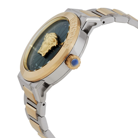 Versace Medusa Infinite Quartz Green Dial Two-Tone Ladies  display picture 1