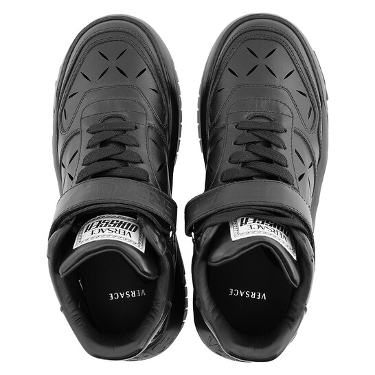 Versace Odissea Chunky Leather Sneakers, Brand Size 43 ( US  display picture 1