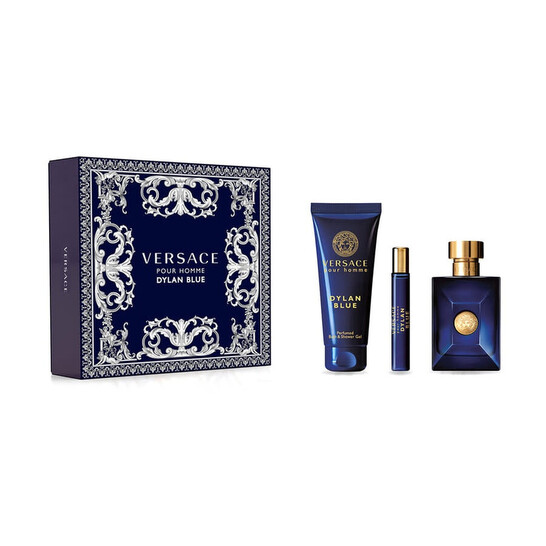 Versace Men's Dylan Blue Gift Set Fragrances 8011003879373