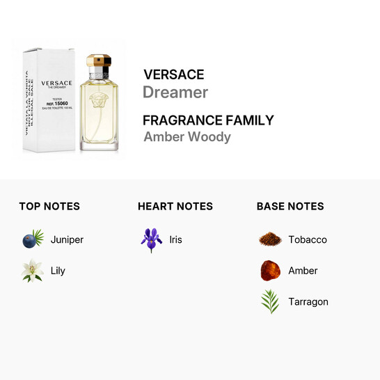 Versace Men's The Dreamer EDT Spray 3.4 oz (Tester) Fragrances