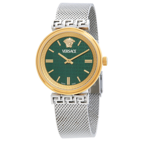 Versace Mythos Quartz Green Dial Ladies Watch VETCA0524