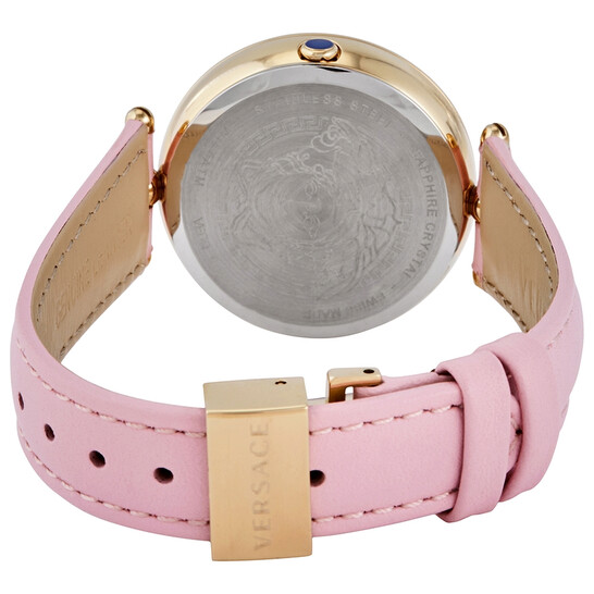 Versace Palazzo Quartz Pink Dial Ladies Watch VECQ00518 