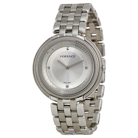 Versace Thea Silver Dial Stainless Steel Ladies Watch VA7060013 - 546x546