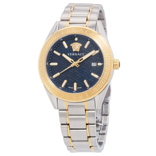 Blue Dial Versace Watch Jomashop Versace Hellenyium Quartz Blue