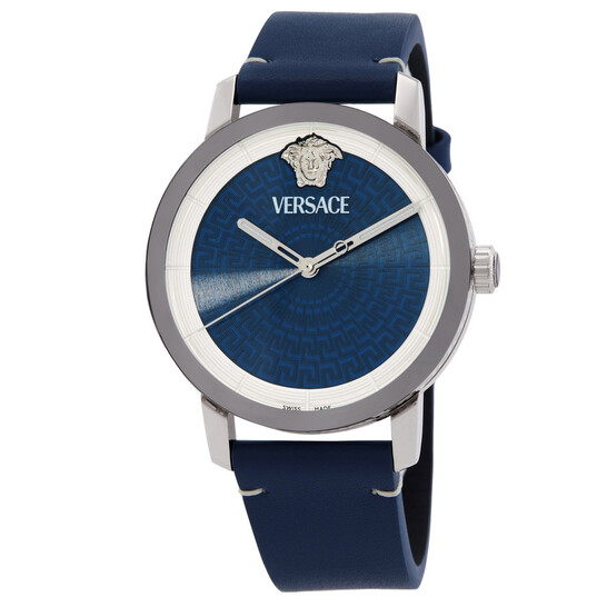 Versace V-Helix Quartz Blue Dial Men display picture 1