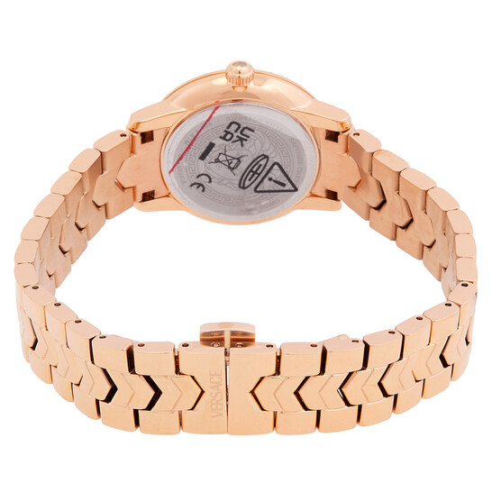 Versace V-Icon Quartz White Dial Ladies Watch VEUCA0724