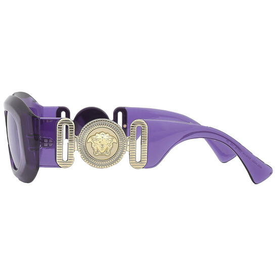 Versace Violet Irregular Men's Sunglasses VE4425U 54191A 53