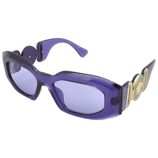 Versace Violet Irregular Men's Sunglasses VE4425U 54191A 53