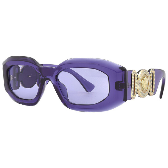 Versace Violet Irregular Men's Sunglasses VE4425U 54191A 53