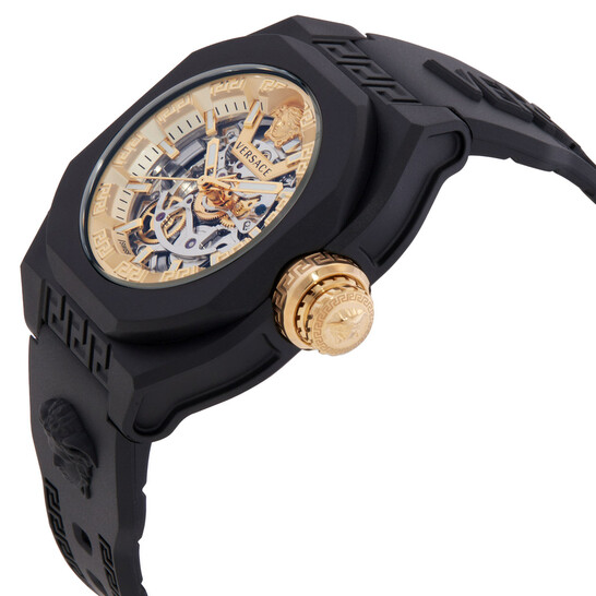 【23AW NEW】VERSACE_men / V-Legend スケルトン ウォッチ 23AW NEW】VERSACE_men / V-Legend スケルトン ウォッチ