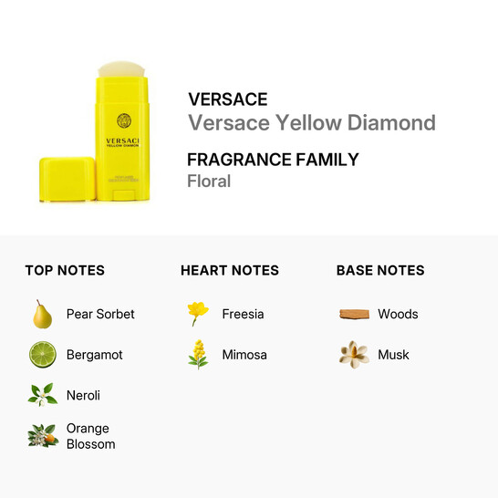 Versace Yellow Diamond by Versace Deodorant Stick 1.7 oz (50 ml) (w) - 546x546 Image #2