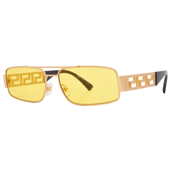 Versace Yellow Mirror Rectangular Men display picture 1
