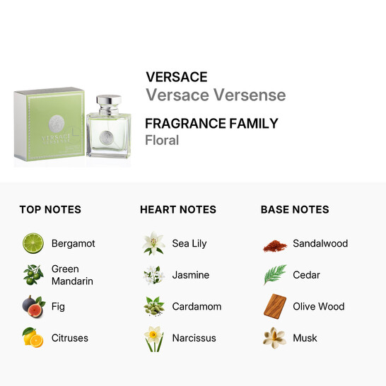 Versace Versence by Versace Eau de Toilette Spray for Women 1.7 Oz