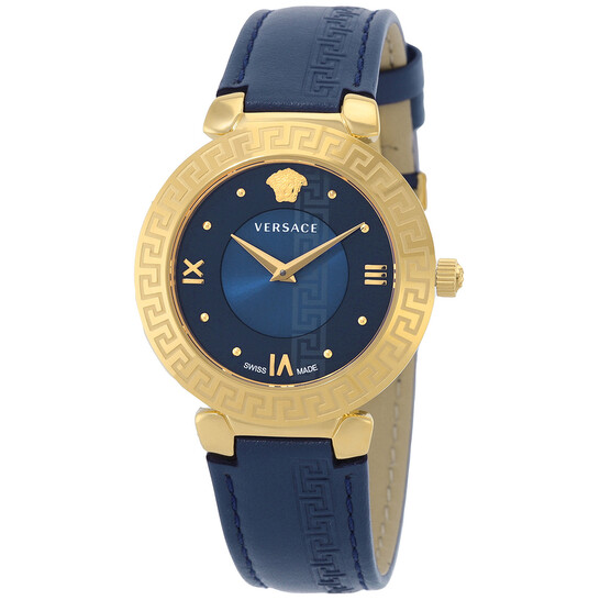 Versace Daphnis Quartz Blue Dial Ladies Watch V16040017  display picture 3