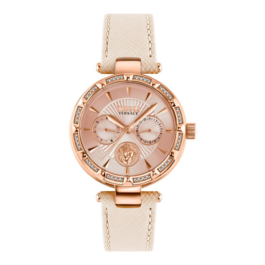 Versus by Versace Sertie Crystal Multifunction Quartz Rose Gold Dial Ladies Watch VSPOS6121 - 546x546