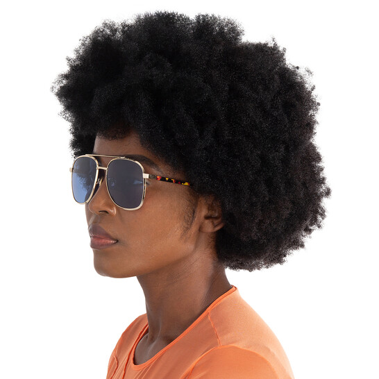 Victoria Beckham Sunglasses VB233S-720-58 New with tags Victoria Beckham Blue Pilot Ladies Sunglasses VB233S 720 58  main image 3