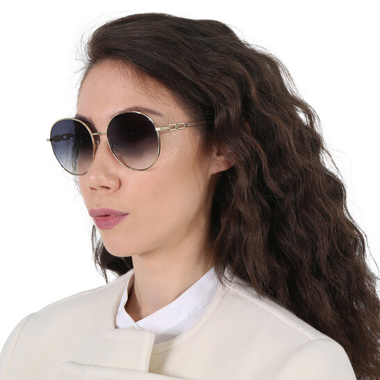 Victoria Beckham Sunglasses VB231S-720-58 New with tags Victoria Beckham Blue Round Ladies Sunglasses VB231S 720 58  main image 2