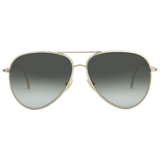 Victoria Beckham Green Gradient Pilot Ladies Sunglasses  display picture 2