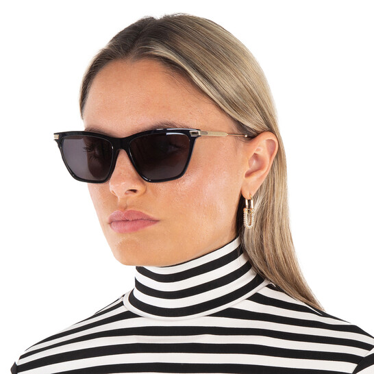 Victoria Beckham Grey Cat Eye Ladies Sunglasses VB663S 001