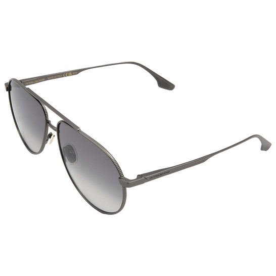 Victoria Beckham Grey Gradient Pilot Ladies Sunglasses 
