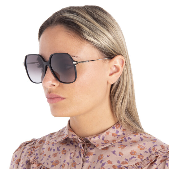 Victoria Beckham Grey Square Ladies Sunglasses VB631S 001 60  display picture 1