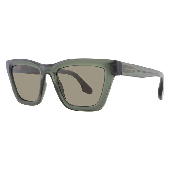 Victoria Beckham Khaki Cat Eye Ladies Sunglasses VB656S 316  display picture 2