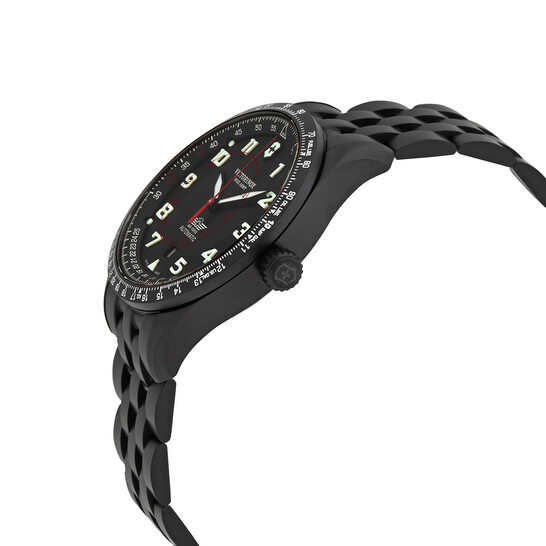 Victorinox Airboss Automatic Black Dial Men's Watch 241974