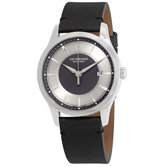 Victorinox Alliance Black and Silver Dial Men's Watch 241804