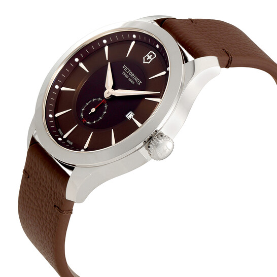 K様　G3 victorinox alliance mens watch 241766. Brown dial. Leather