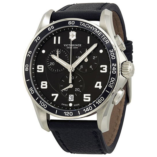Victorinox Swiss Army Chrono Classic XLS Black Dial Men's Watch