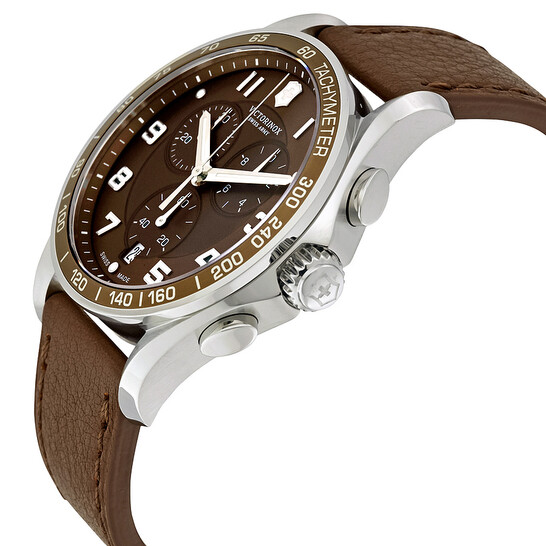 Victorinox Chrono Classic XLS Brown Dial Men's Watch 241653